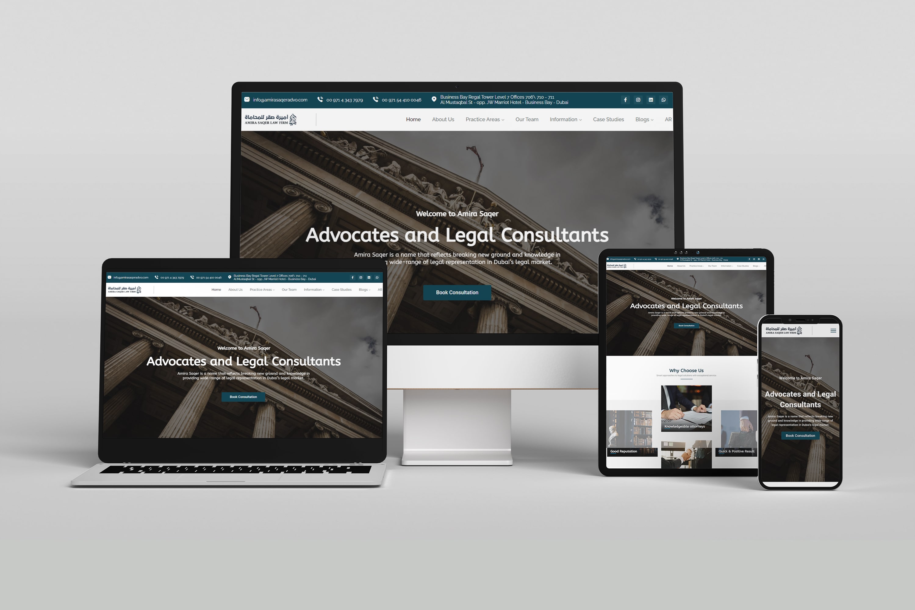 Legal Consultant Website